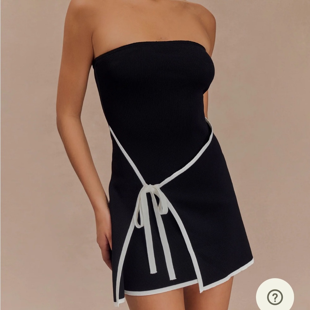 Meshki Rian Strapless Knit Mini Dress
